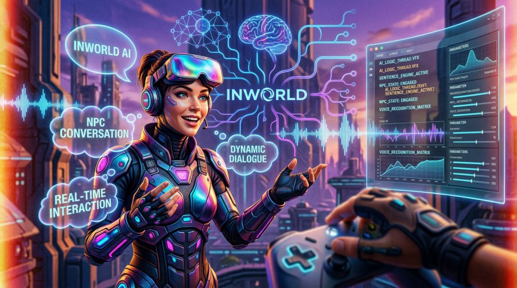 Inworld AI-powered NPC having a real-time conversation in a video game