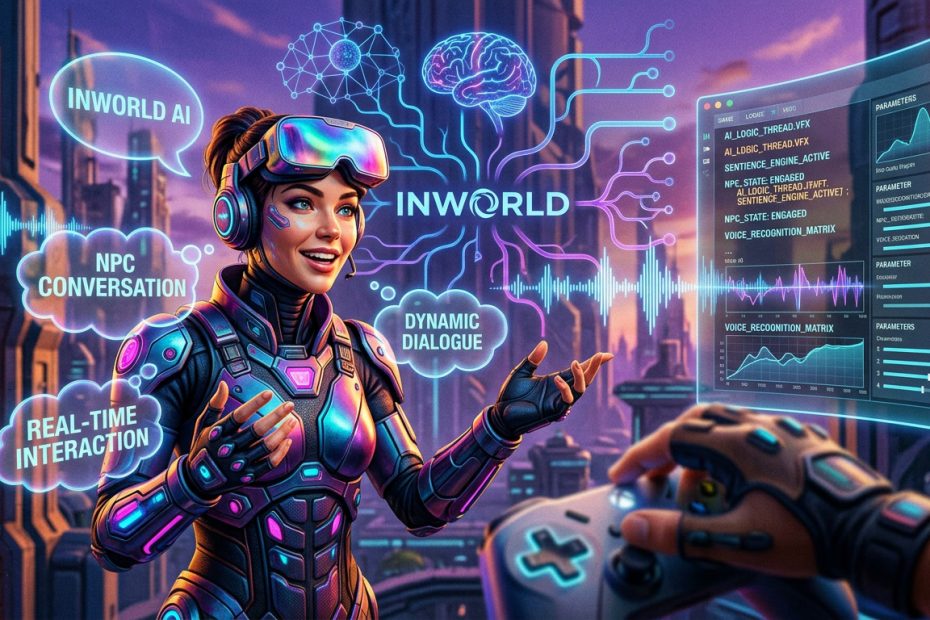 Inworld AI-powered NPC having a real-time conversation in a video game
