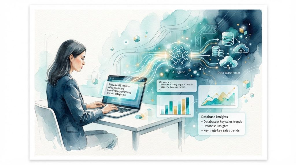 Seek AI natural-language data analytics platform with AI agents, SQL queries, and database insights